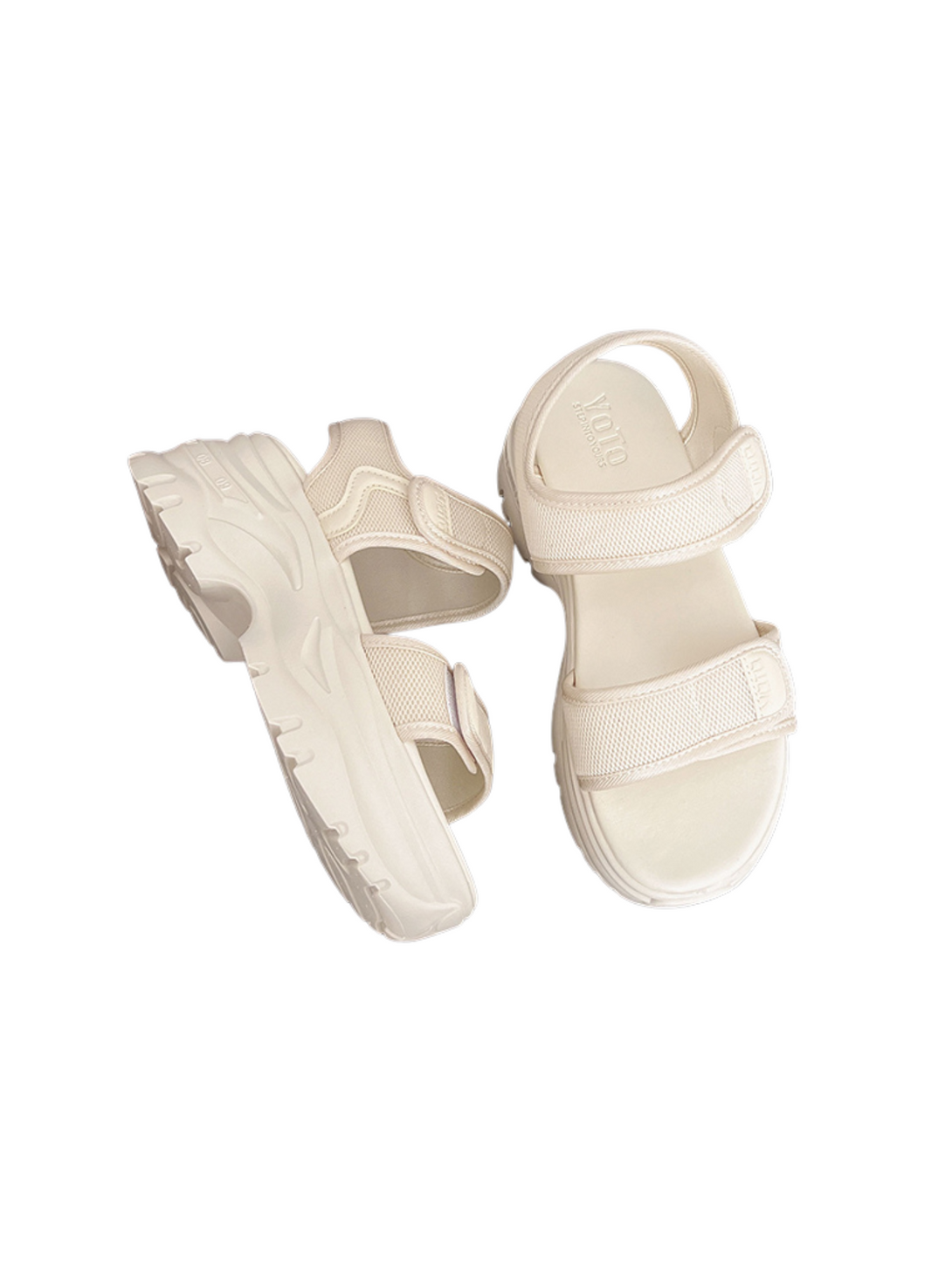 Urban Lift Adjustable Straps Platform Sandals-Pink
