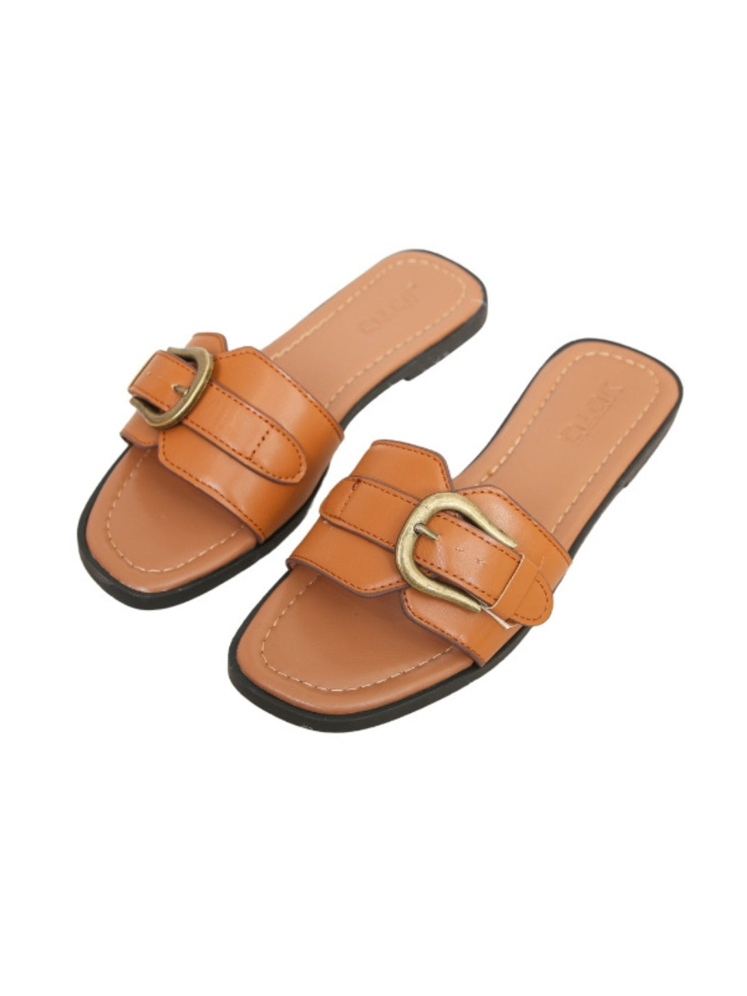 Urban Nova Flat Slides- Brown