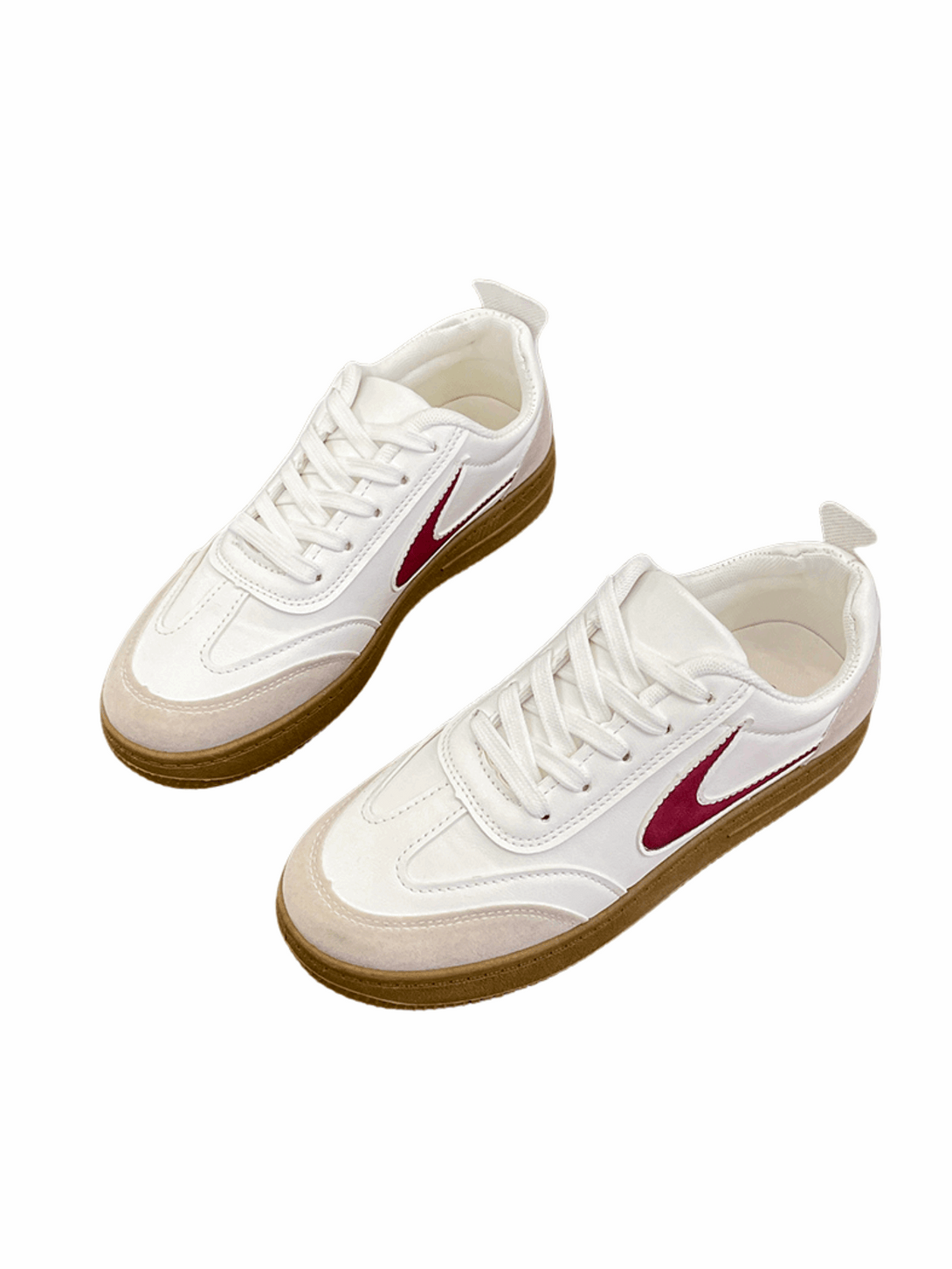 Simple Pace Low-top Sneakers-Red