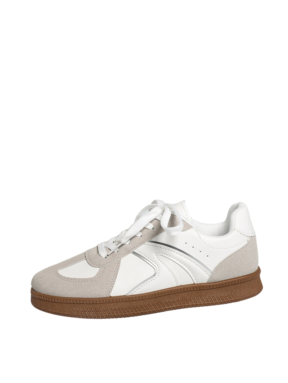 Simple Pulse Lace-up Sneakers-Red