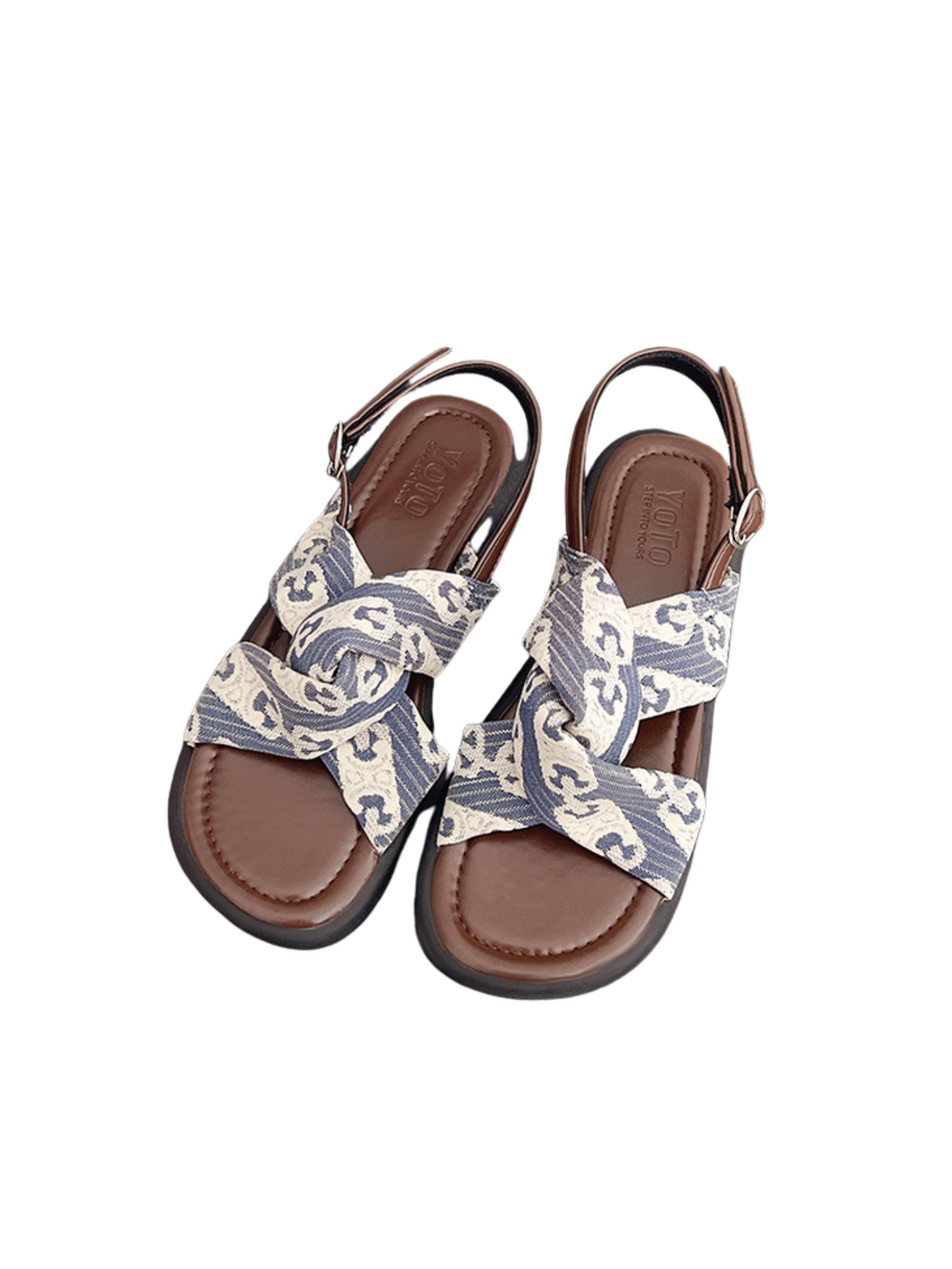 Urban Essence Slingbacks Sandals-Blue